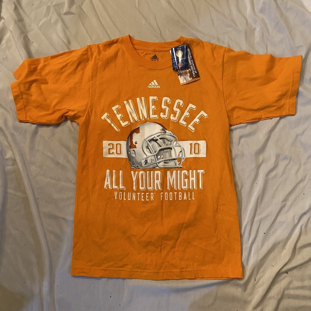 Tennessee Volunteers Shirt Men Small‎ All Your Might Down The FieldNWT